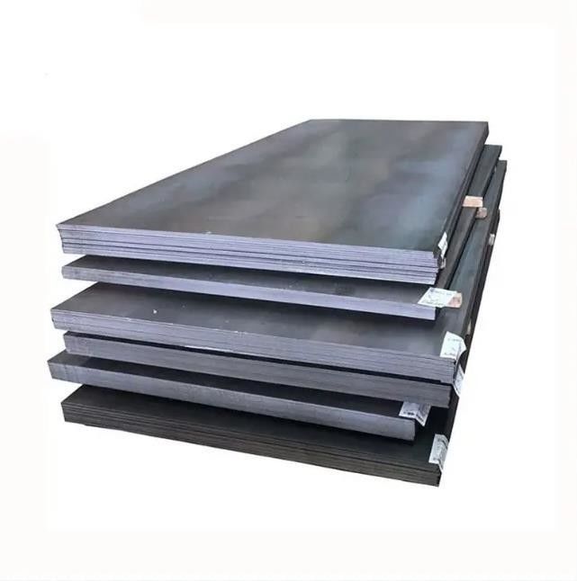 Prime Low Carbon HRC ASTM A36 Q195 Q235 SS400 Espessura 0,8-300 mm Aço leve MS Chapa de aço laminada a quente para placa de recipiente