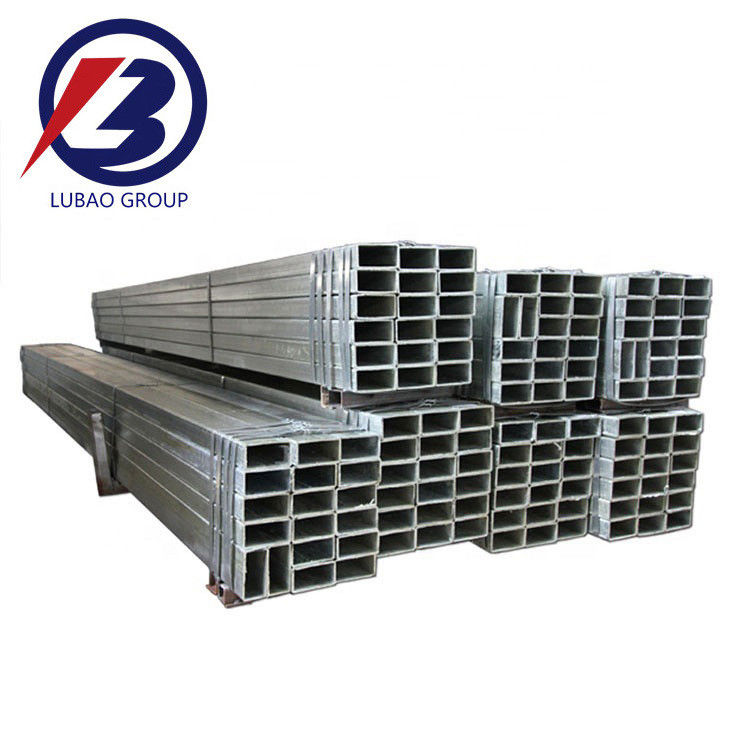 Certificado BSI 1*1inches*1.4mm Black Carbon Square/Rectangular Steel Pipe/Tube para estruturas e suportes industriais