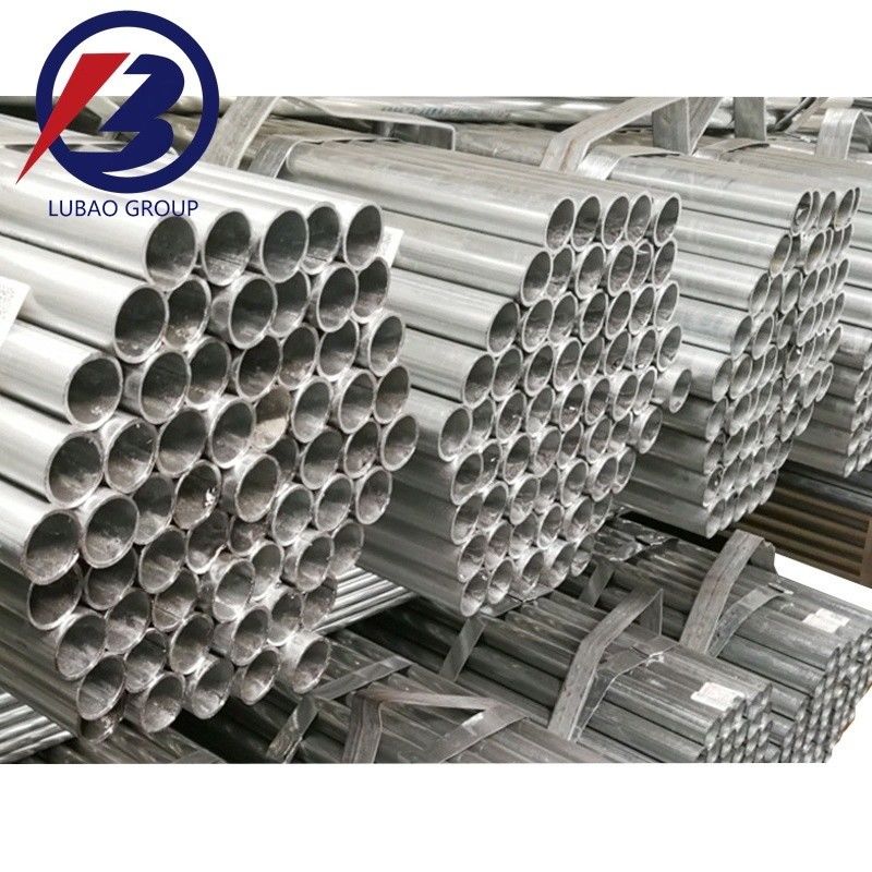 Tubo de aço galvanizado com resistência à temperatura e à corrosão Seção redonda Forma laminado a frio Técnica de laminado a quente