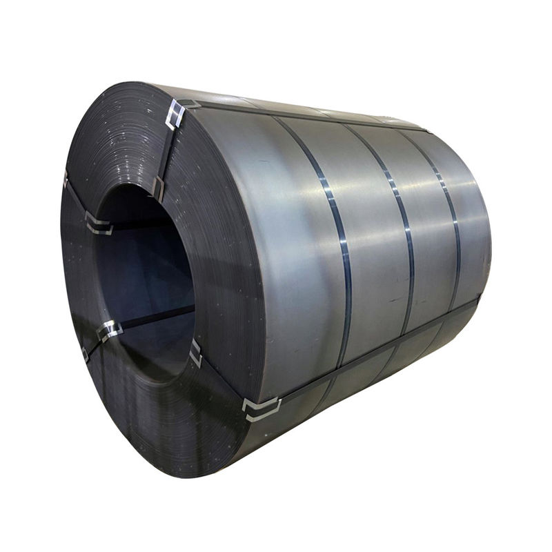 Aço laminado a quente com bobina aprovada pelo CE Lamas/bobinas de aço de carbono totalmente duras, pretas brilhantes, aquecidas, aço HRC para chapas e bobinas