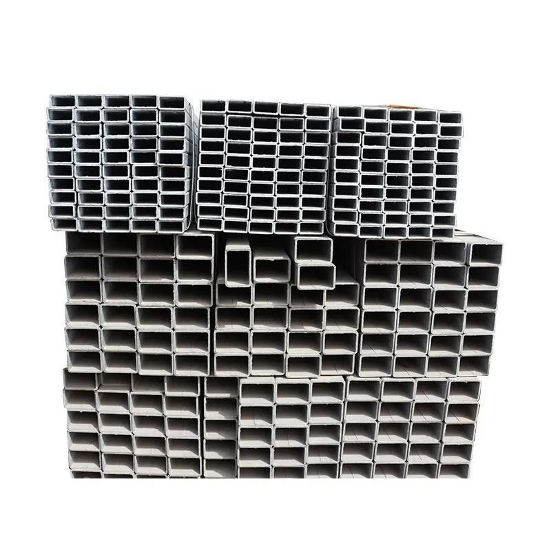 Tubos de aço galvanizados quadrados de 3x3 polegadas submersos a quente 0,5 mm revestimento de zinco proteção aprimorada para estrutura de construção