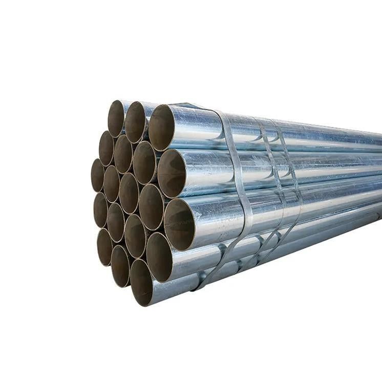 Serviço de processamento de descolagem de 6 m de comprimento Q195 Q345 Tubo de aço galvanizado galvanizado para resistência à corrosão