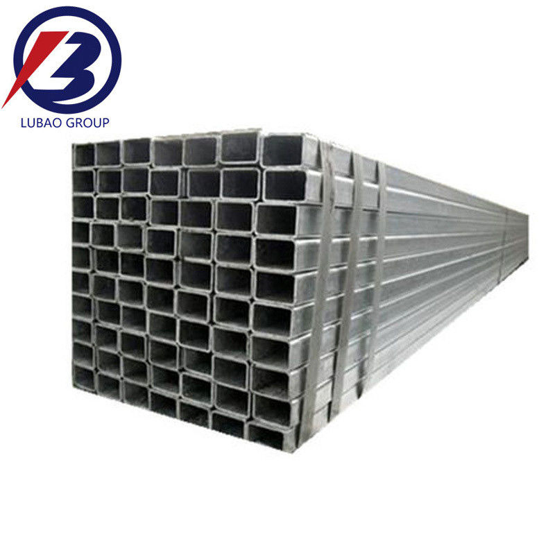 Tubos quadrados não ligados Tubos retangulares de aço carbono RHS 20x40 50x100 Tubos de aço galvanizado de secção oca para estruturas