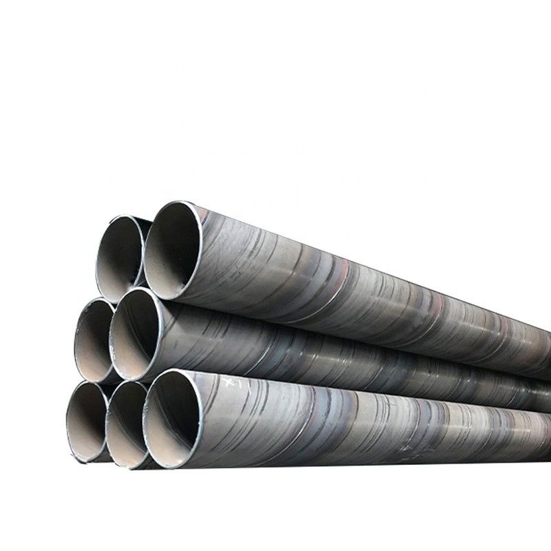 5 mm-30 mm Espessura SSAW Tubo de aço soldado para transporte de fluidos de baixa pressão de petróleo e gás natural