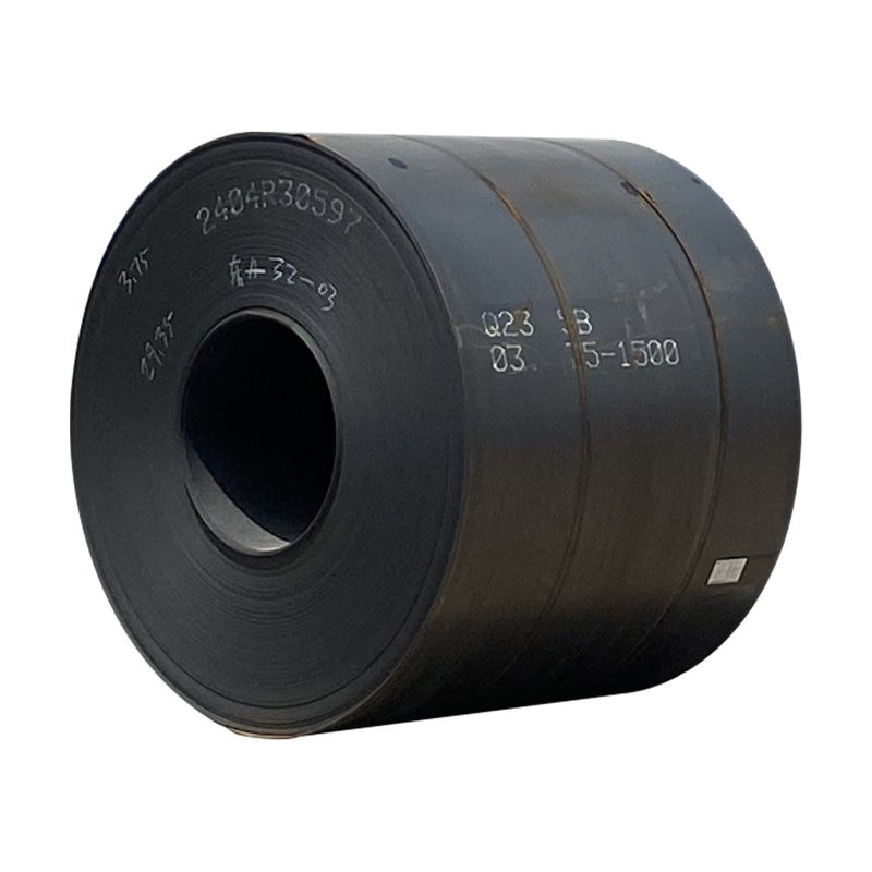 Alta resistência de baixa liga Q195 Q215 Q235 Q255 Q275 Q355 Bobina de aço carbono laminada a quente para material de construção de edifícios