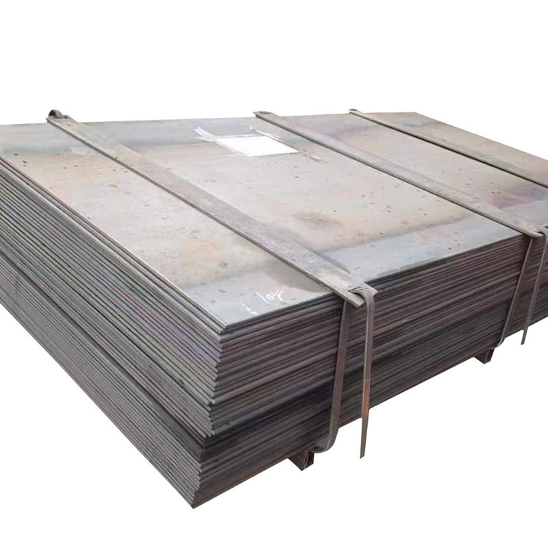 ASTM A36 Ss400 Q235b Chapa de ferro 3mm 5mm 6mm 8mm Chapa de aço carbono laminada a quente comprimento conforme o seu pedido