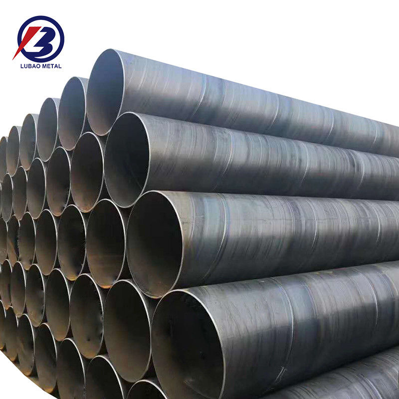 Tubo de aço soldado SSAW de 12 M de comprimento para transporte de fluidos de baixa pressão na indústria do petróleo e do gás